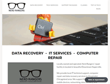 Tablet Screenshot of nerdrangers.com